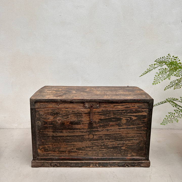 Antique blanket box storage trunk | Esme