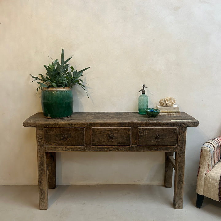 Antique Dark Wood Console Table | Guildford