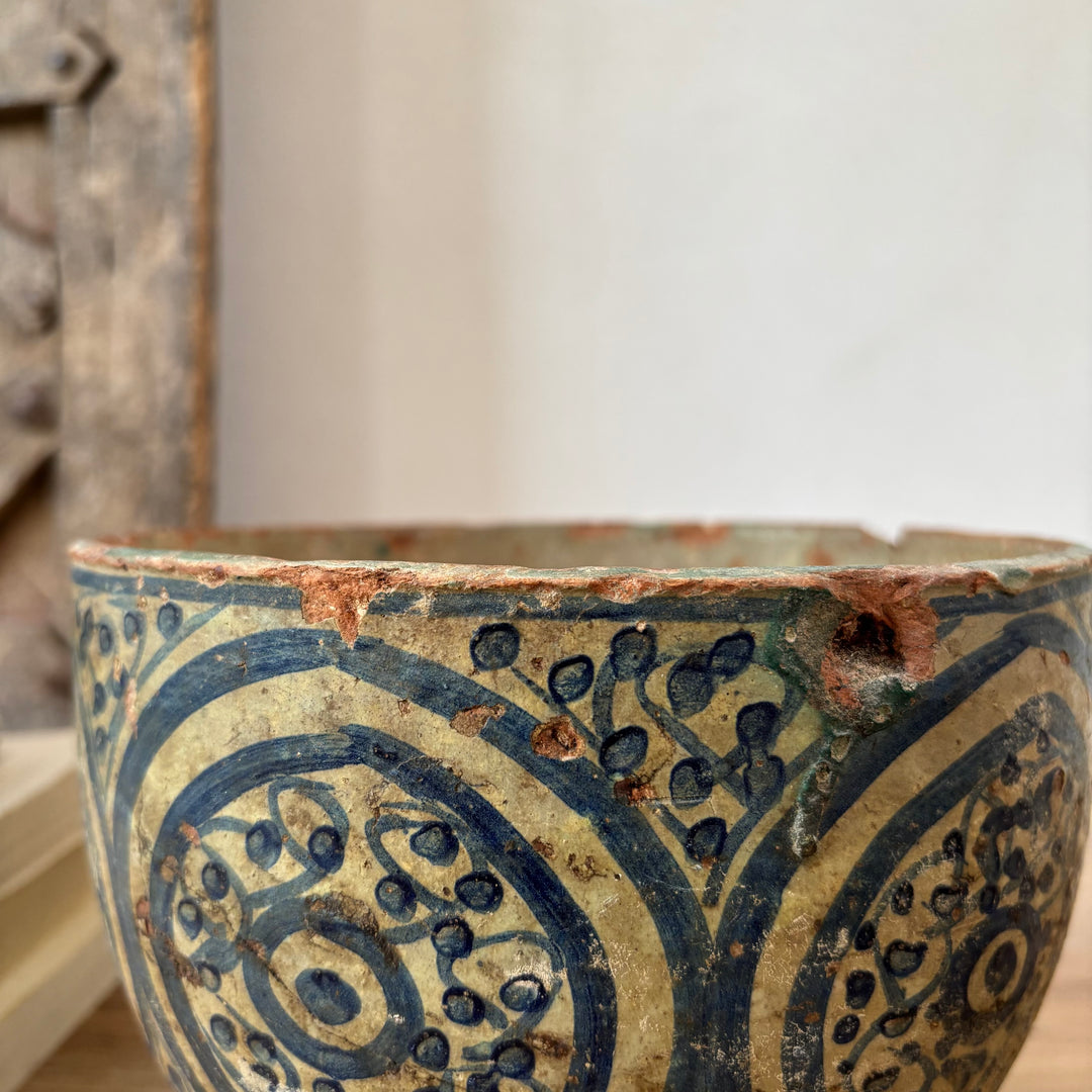 Antique Moroccan Safi Jubbaha Pot | Sulafa