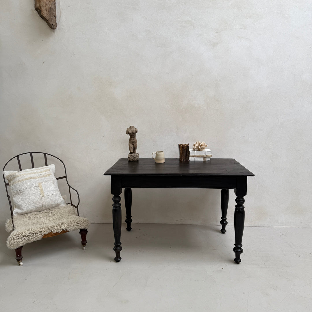 Antique Ebony Desk Harry