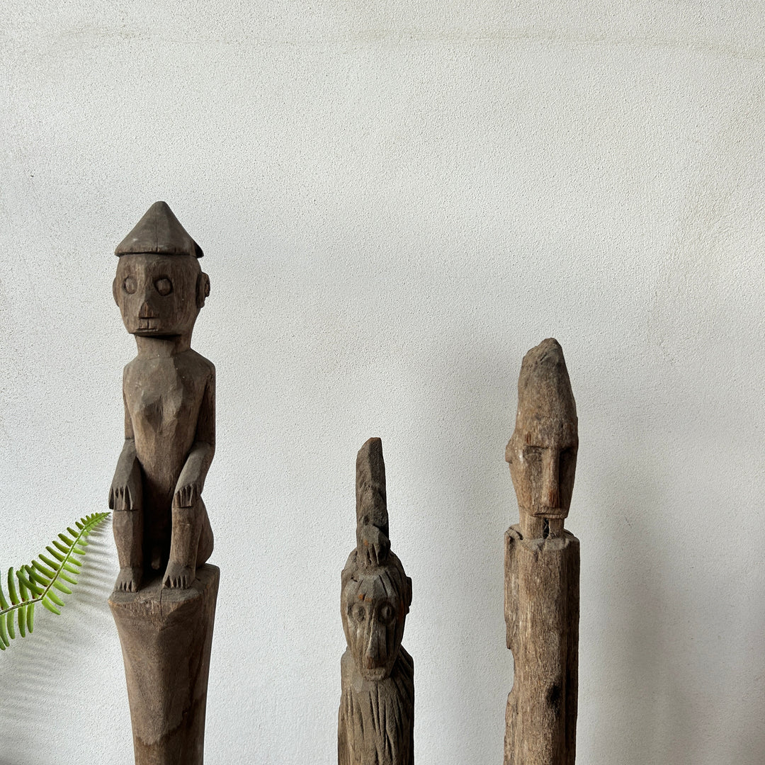 Antique Wooden Monkey Statues | Dewani