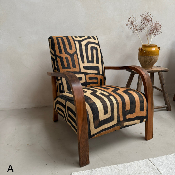Antique Moroccan Abacca Armchair