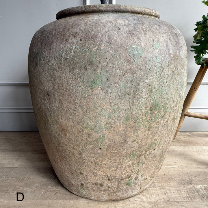 Extra Large Jade Antique Urn