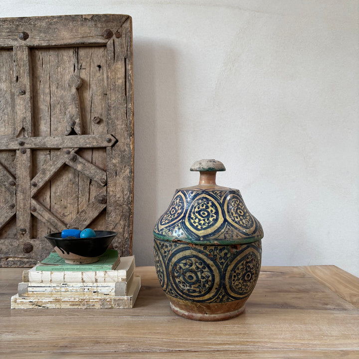 Antique Moroccan Safi Jubbaha Pot | Sulafa