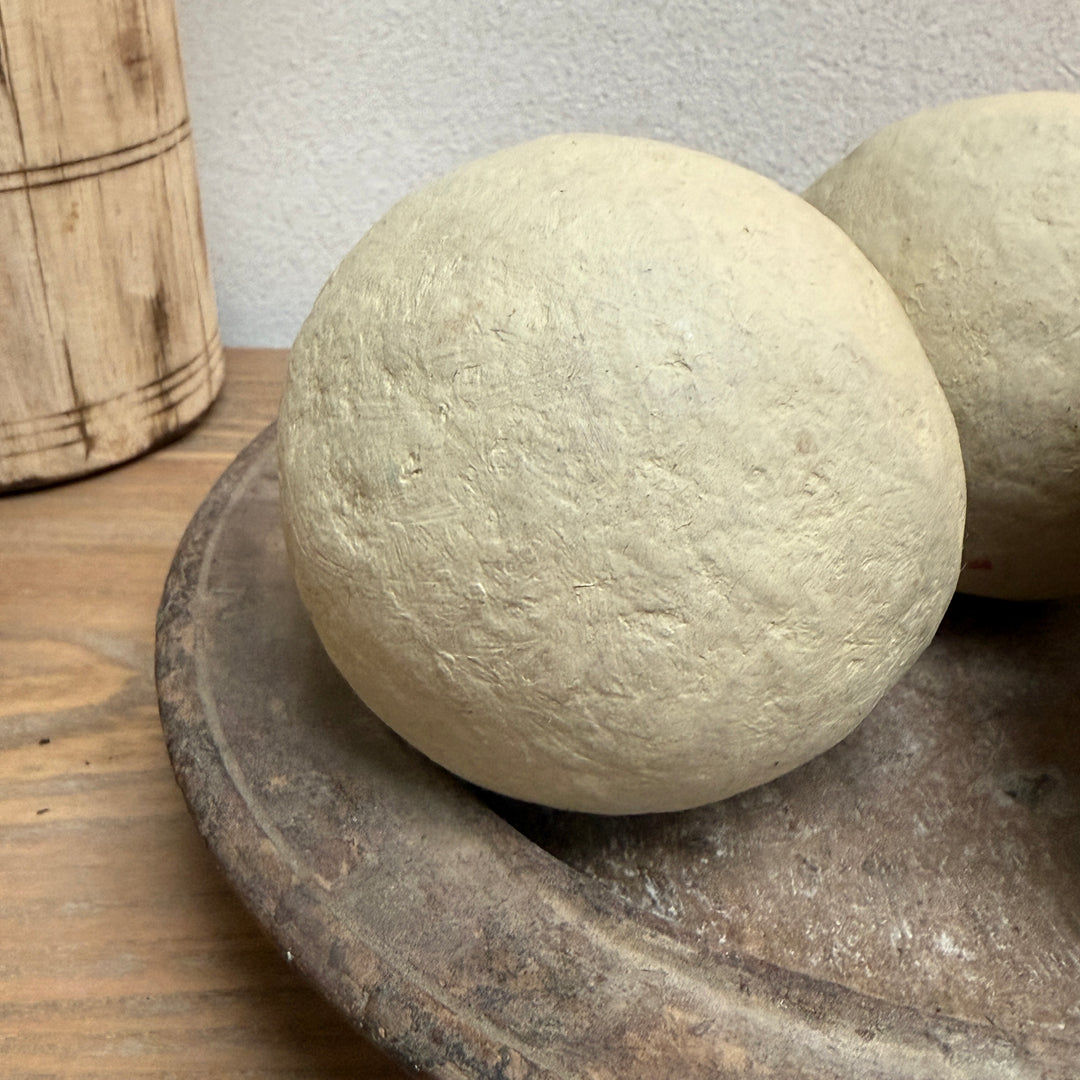 Paper Maché Decorative Sphere