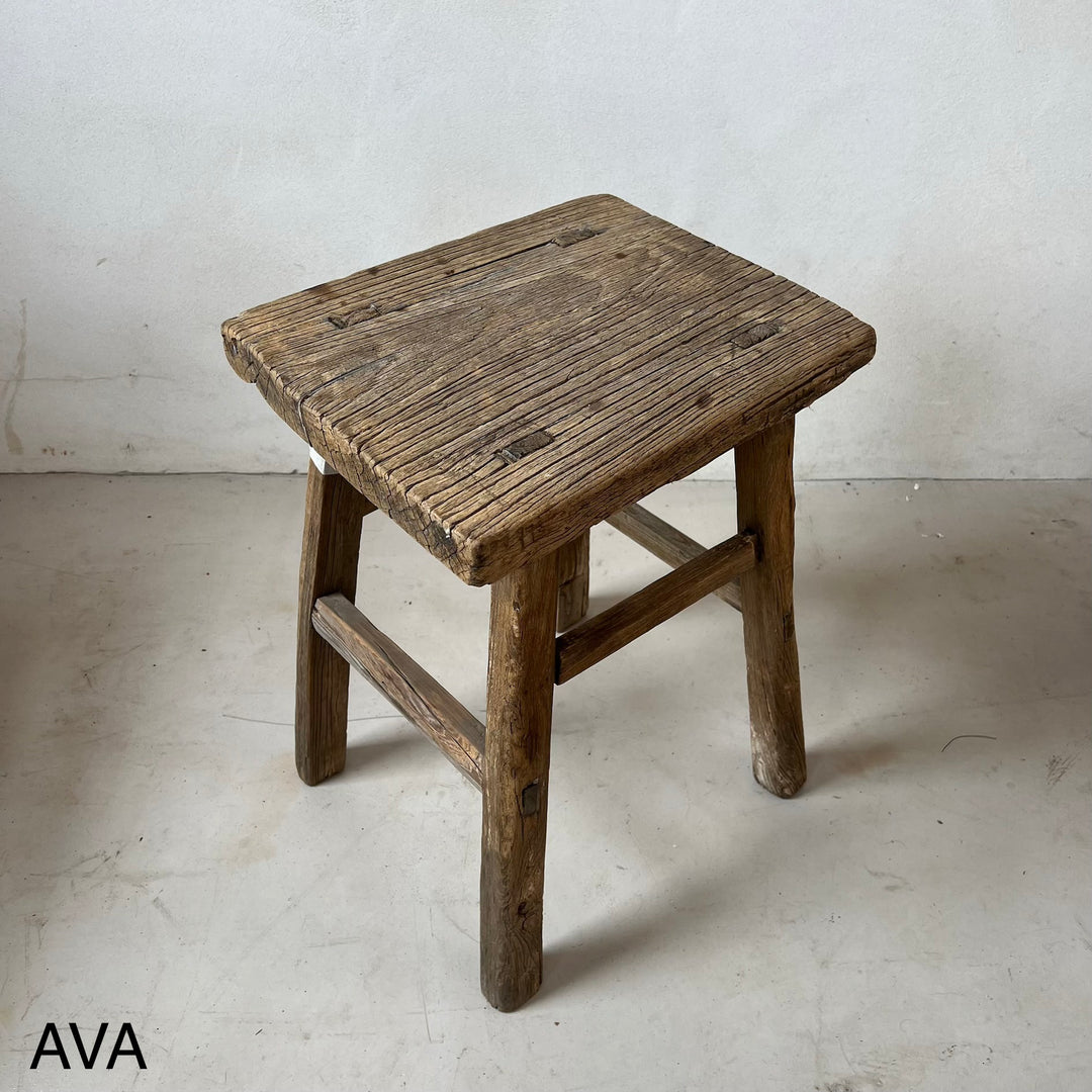 Antique Small Side Table | Large Stool (select from photo)