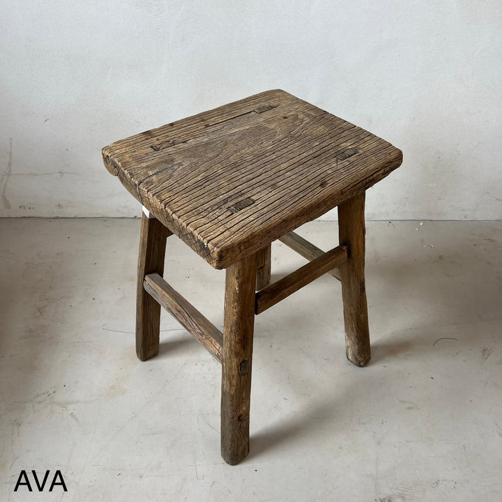 Antique Small Side Table | Large Stool (select from photo)
