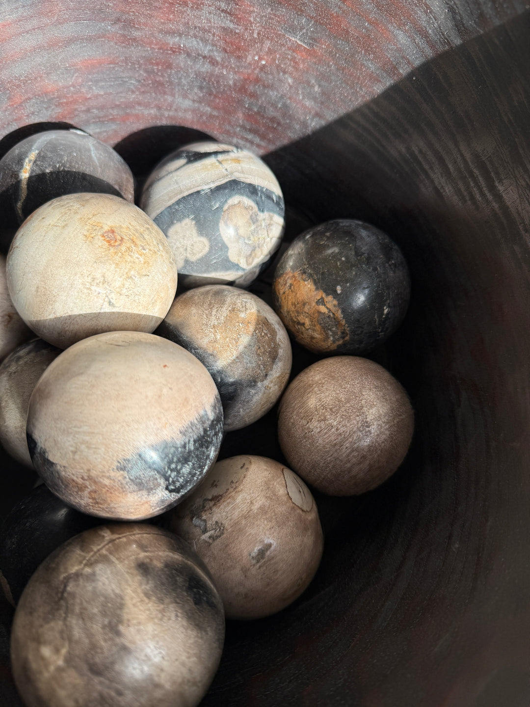 Stone Ball Petrified Wood | 8cm