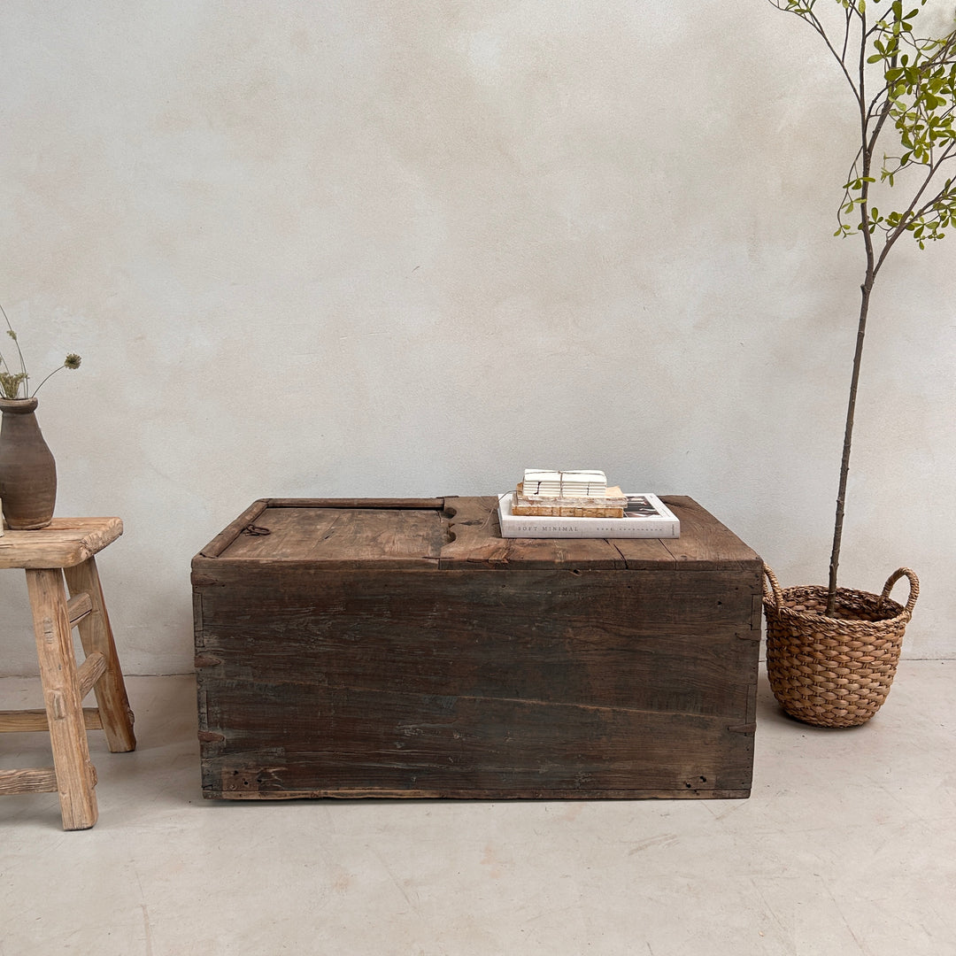 Antique Teak Blanket Box | Felix