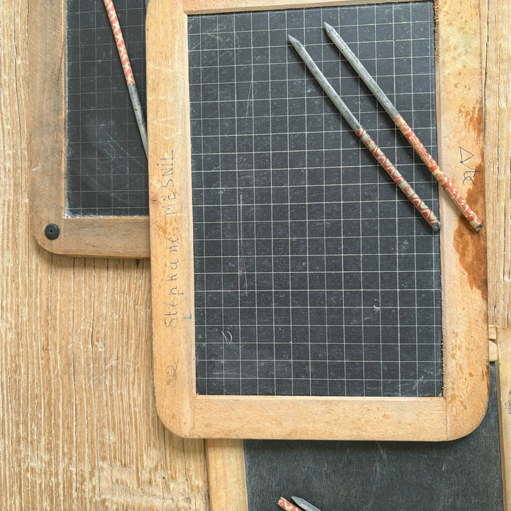 Vintage Childs Chalkboards with Pencil