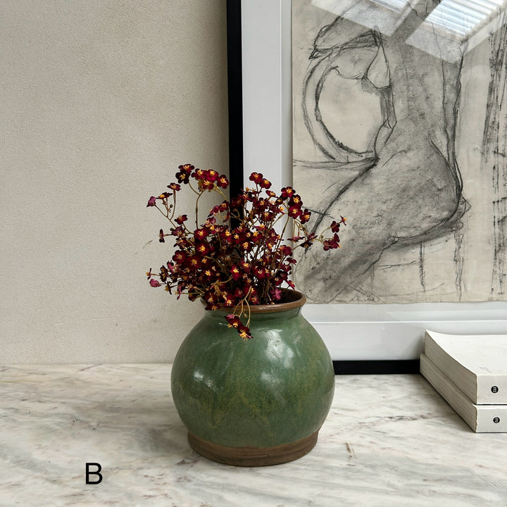 Antique green vases | Malati