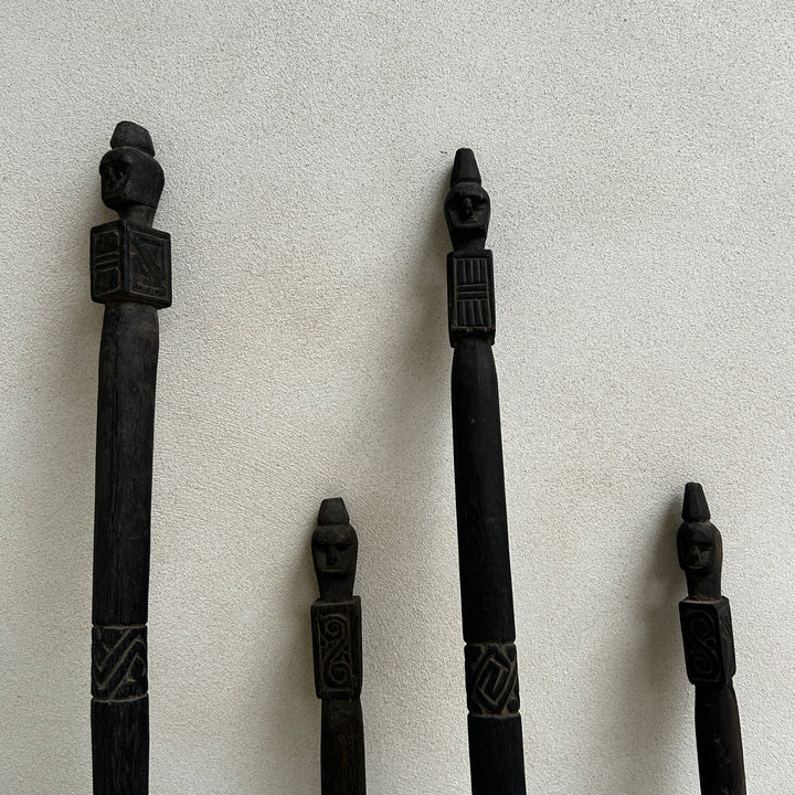 Antique Tribal Coconut Wooden Ladle