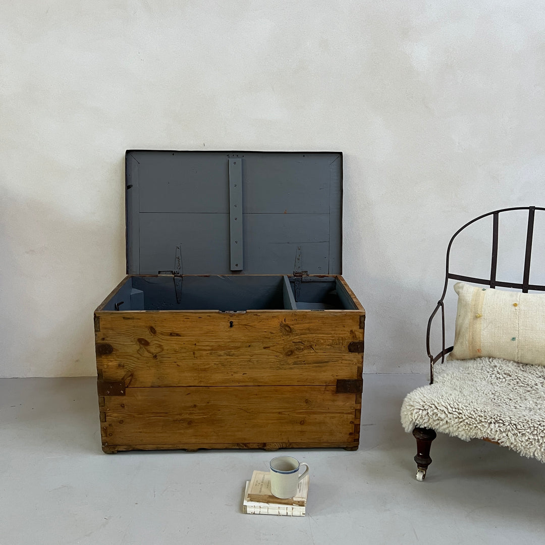 Antique Wooden Blanket Box | Jonathan