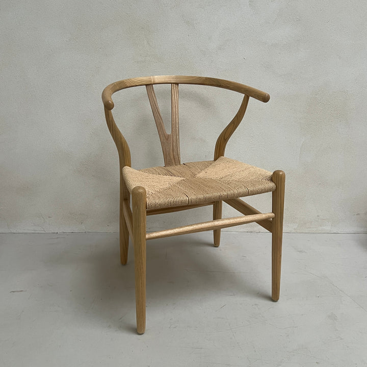 Danish chair with rush seat