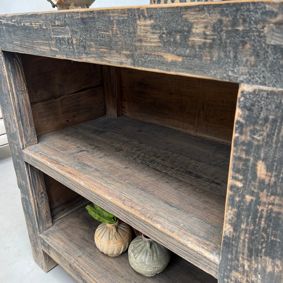 Antique rustic shop counter | Eliot
