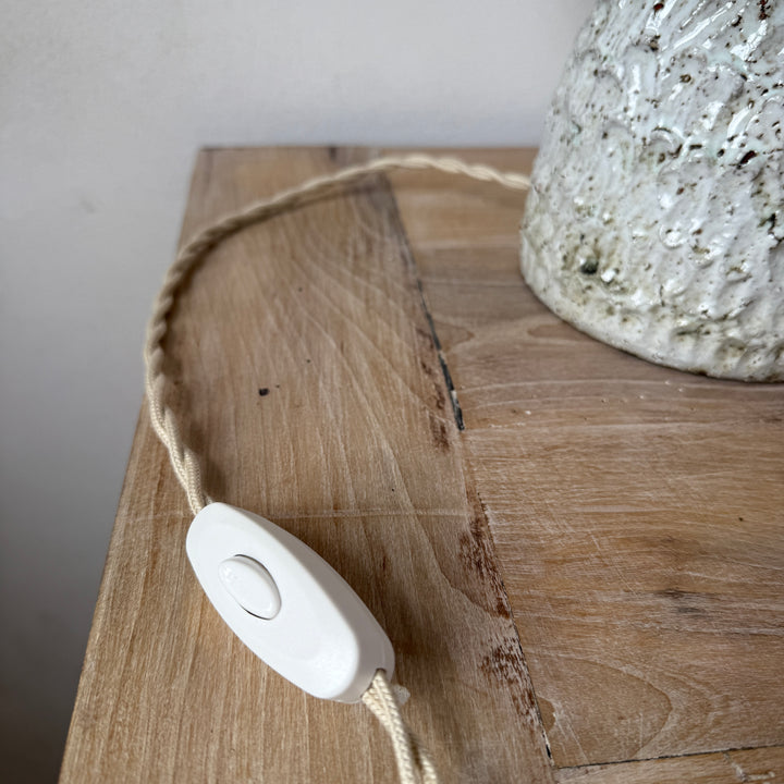 Natural Glazed Ceramic Table Lamp