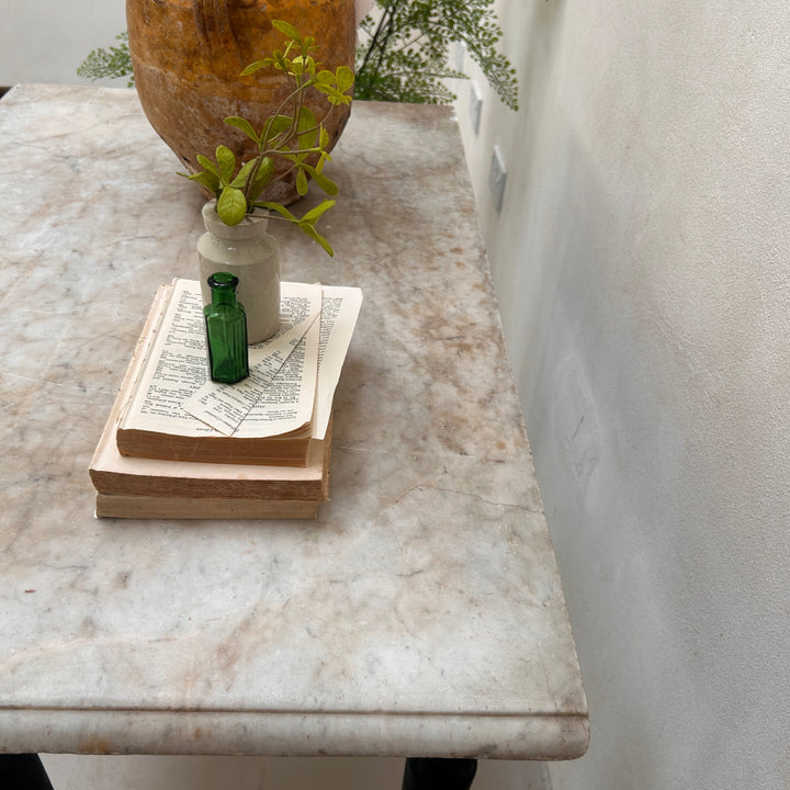 Antique Original Marble Top Console Table | Joubert