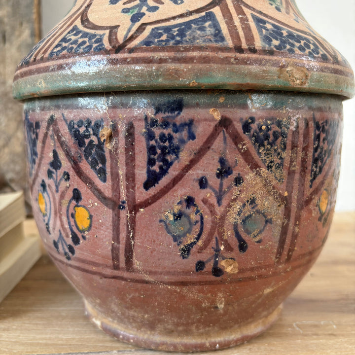 Antique Moroccan Safi Jubbaha Pot | Zaman