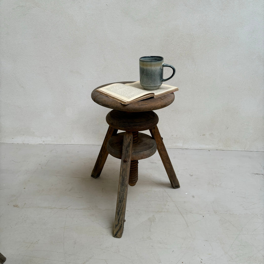 Antique Pottery Studio Stools