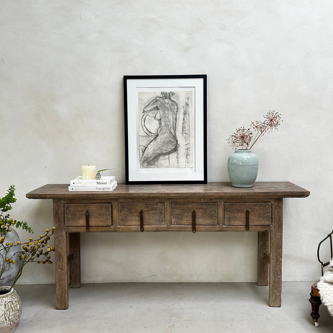 Antique Elm Console Table | Stockbridge