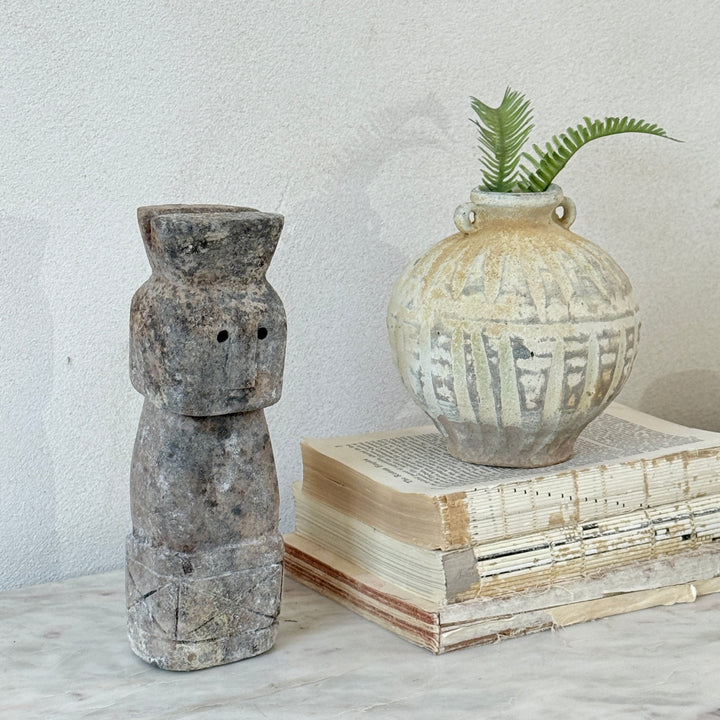 Decorative stone Sumba statue | Large