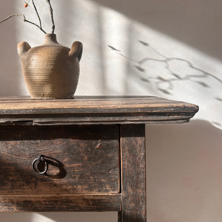 Antique Elm Console Table | Monkton