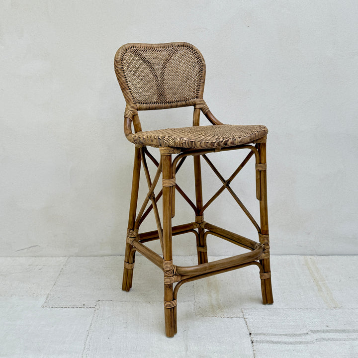 Rattan Bar Stool | Amelie