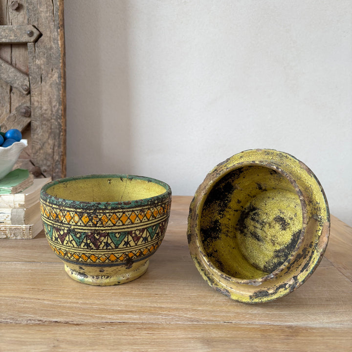 Antique Moroccan Safi Jubbaha Pot | Laila