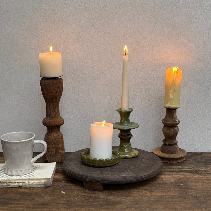 Vintage Wooden Chapati Plate