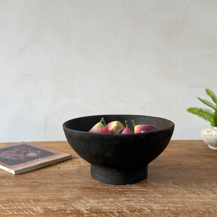 Dark Ironwood turned bowl 24cm