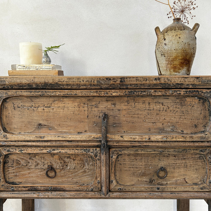 Antique Elm Console Table | Aldeburgh
