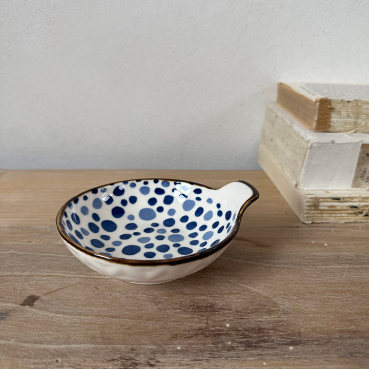 Small Ceramic Patterned Appetiser Dish