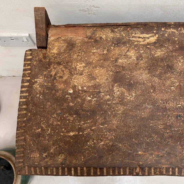 Antique wooden coffer storage box | Adelia
