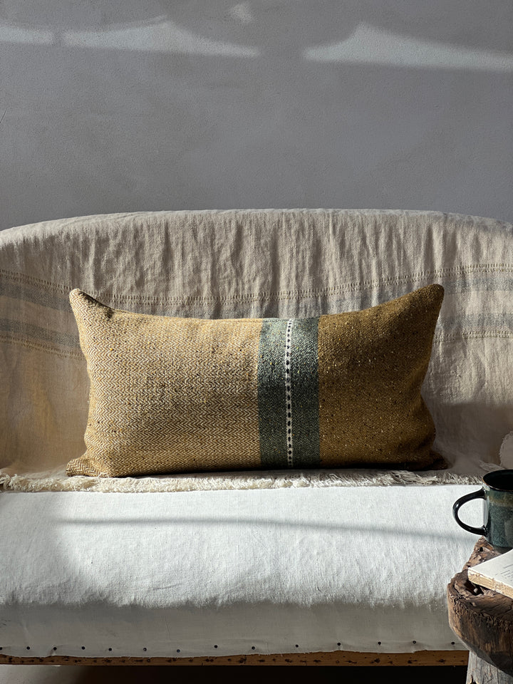 Woven striped Bolster cushion Mojave