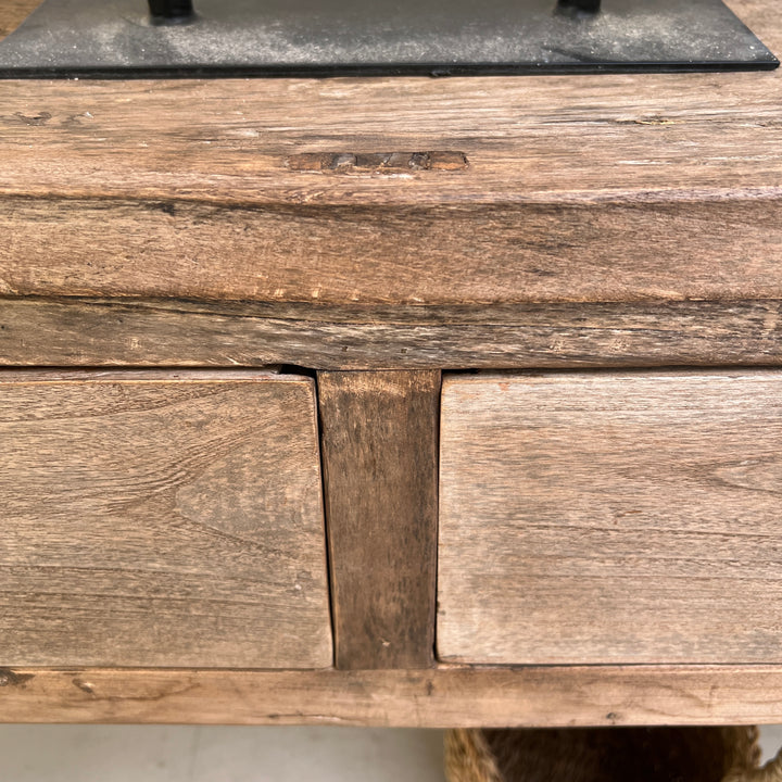 Antique Elm Console Table | Hattie