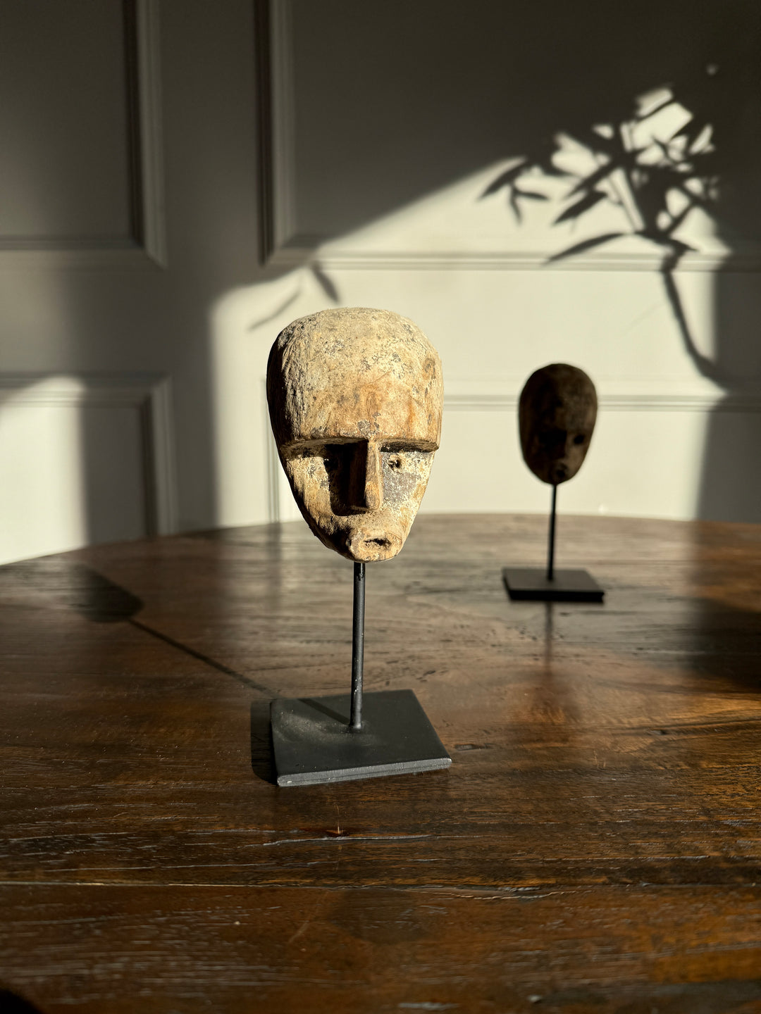 Primitive wooden face sculpture | Father