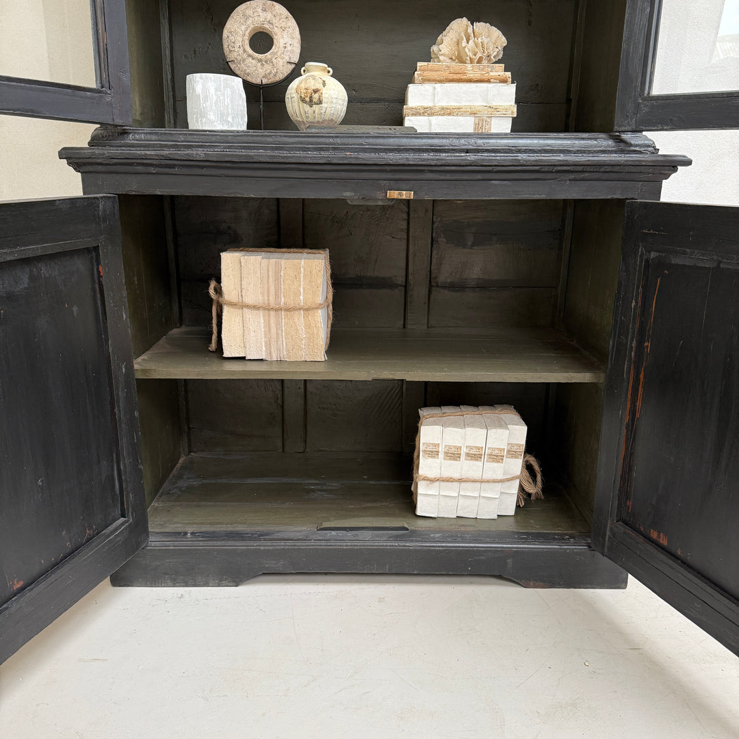 Antique glazed Cabinet Benson