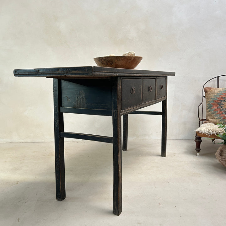 Antique Black Console Table | Stow