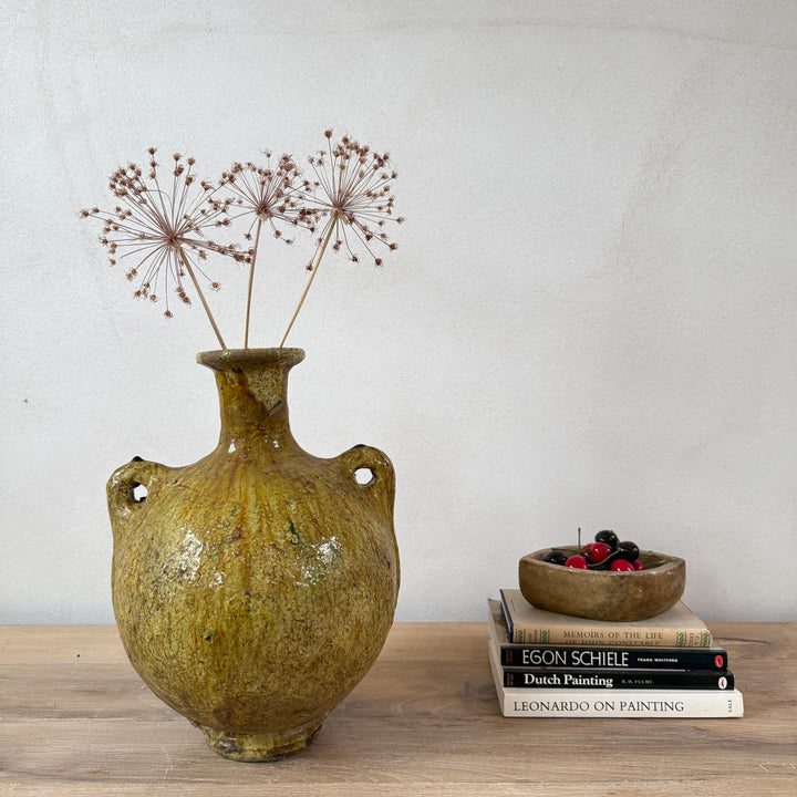 Large Yellow Tamegroute Vase