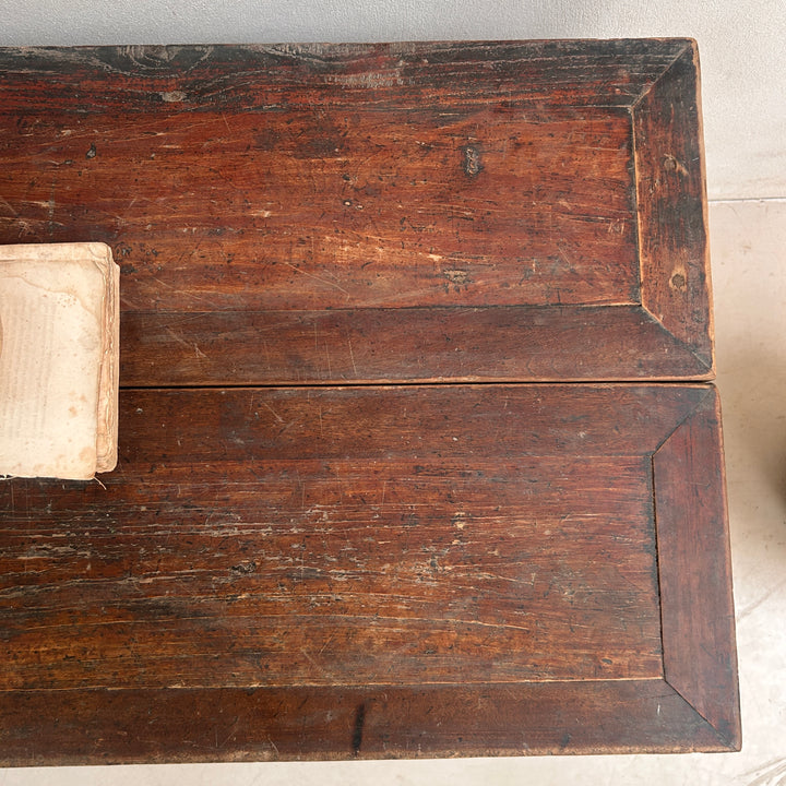 Antique Dark Wood Storage Chest | Jude