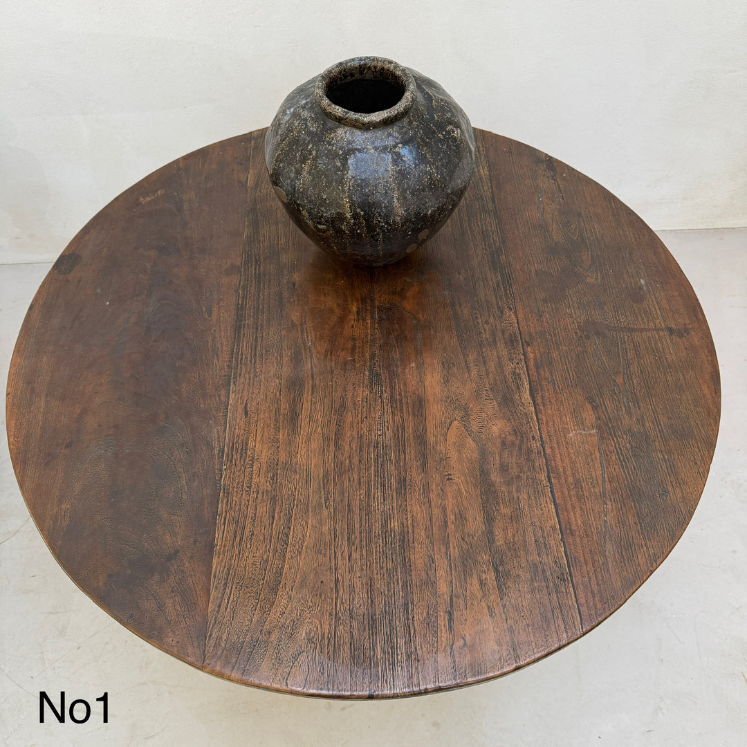 Antique Pedestal Round Tables Fenton