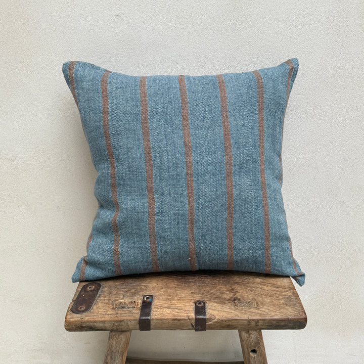 Linen cushion wide stripe | 50x50 Melvin