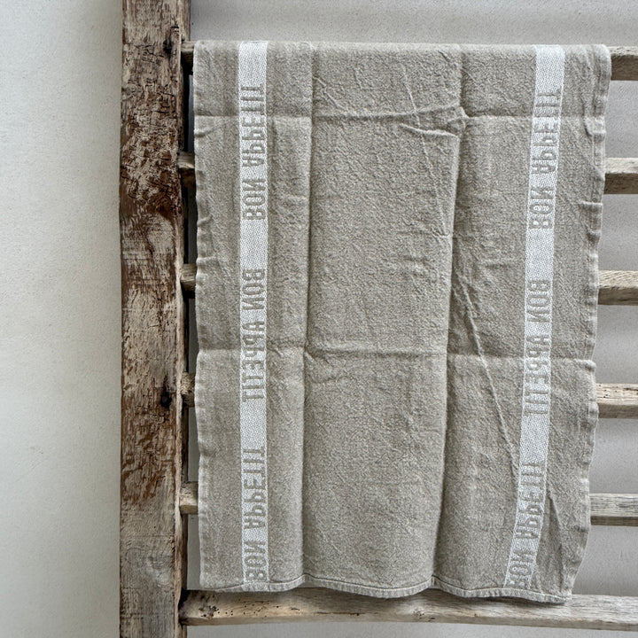 Bon Appetit Tea Towel Natural & White