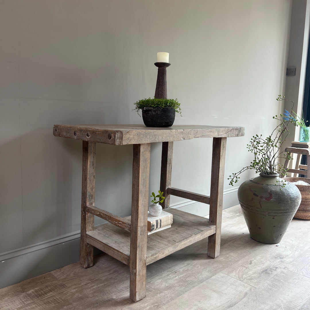 Antique Console Table With Shelf | Knutsford