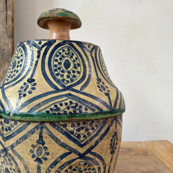 Antique Moroccan Safi Jubbaha Pot | Safi