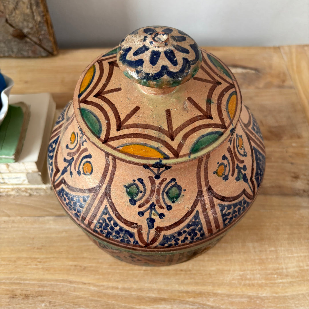 Antique Moroccan Safi Jubbaha Pot | Zaman
