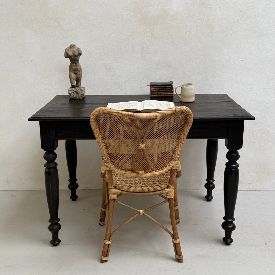 Antique Ebony Desk Harry