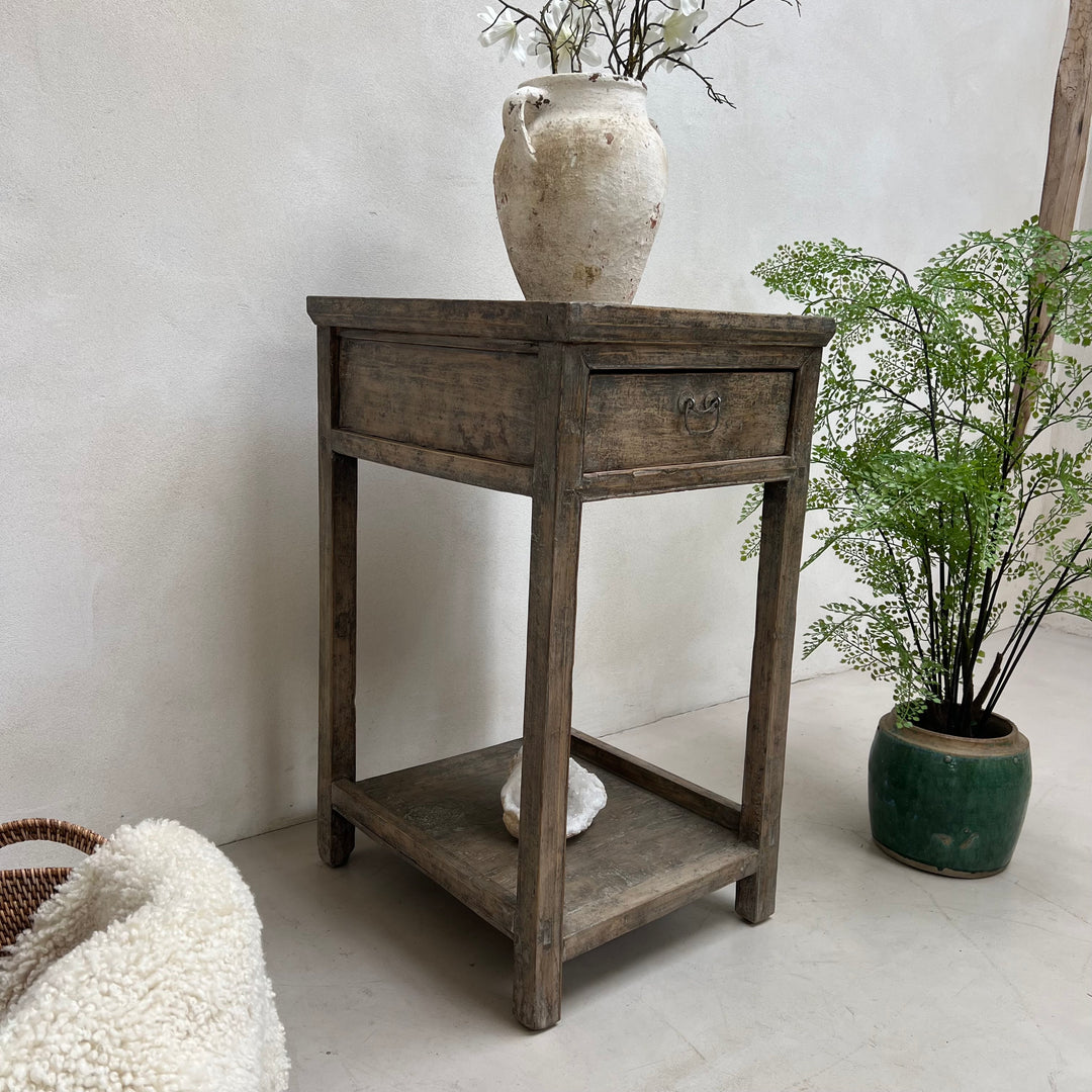 Antique Tall Side Table | Mabel