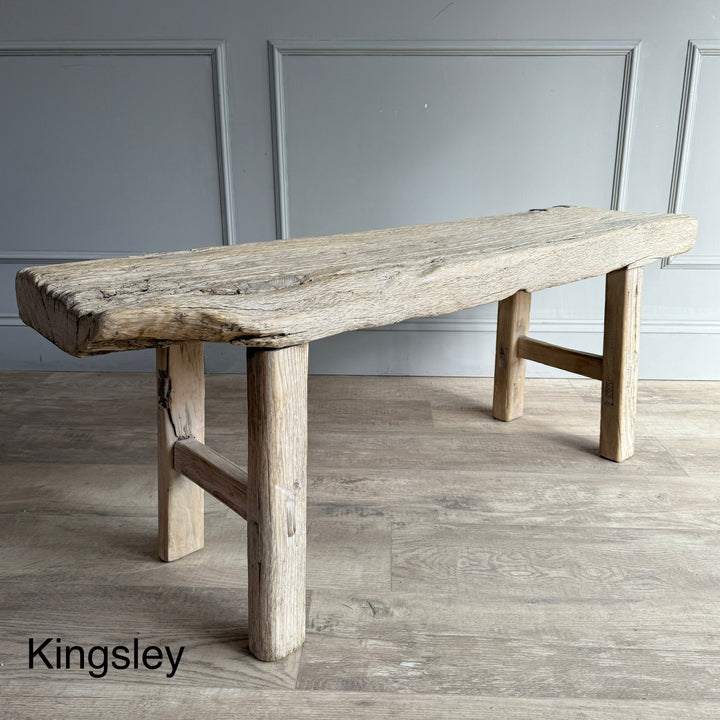 Unique rustic benches above 120cm long