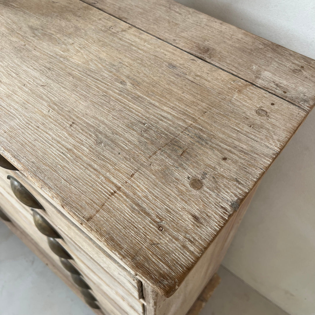 Vintage Architects Plan Chest Of Drawers | Seva